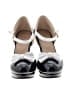 Unbranded Polka Dots Gray Black Heels Size EU 38 - photo 2