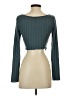 Shein Teal Long Sleeve T-Shirt Size S - photo 2