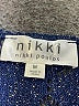 Nikki Poulos Blue Sleeveless Blouse Size M - photo 7