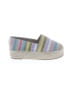 Shein Stripes Gray Pink Wedges Size 5 1/2 - photo 1