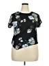 Maurices 100% Polyester Black Short Sleeve Top Size M - photo 1
