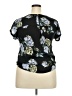 Maurices 100% Polyester Black Short Sleeve Top Size M - photo 2