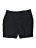 Roz & Ali Solid Black Shorts Size 16 - photo 1