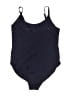 Andie Solid Blue One Piece Swimsuit Size 3X - photo 2
