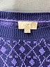 Ann Taylor LOFT Outlet Argyle Blue Pullover Sweater Size M - photo 7