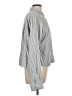 Splendid 100% Viscose Stripes Silver Long Sleeve Button-Down Shirt Size L - photo 4
