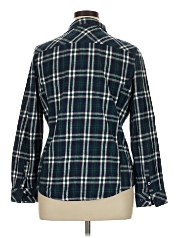 Great Northwest Indigo Long Sleeve Button-Down Shirt (view 2)
