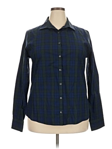 Lands' End Long Sleeve Button-Down Shirt (view 1)