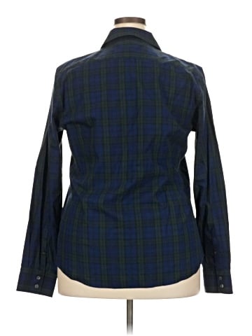 Lands' End Long Sleeve Button-Down Shirt (view 2)