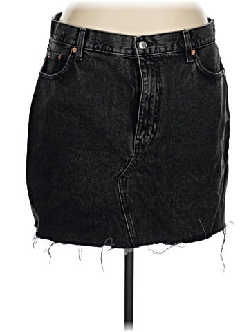 MNG Denim Skirt (view 1)