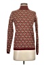 Ann Taylor Paisley Burgundy Turtleneck Sweater Size S - photo 1