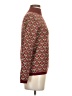 Ann Taylor Paisley Burgundy Turtleneck Sweater Size S - photo 4