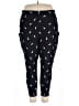 Torrid Print Black Active Pants Size 5X Plus (6) - photo 1