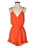 Superdown Solid Orange Romper Size M - photo 1