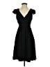 J.Crew 100% Silk Solid Black Cocktail Dress Size 4 - photo 1