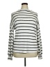 Bibi Stripes White Turtleneck Sweater Size XL (estimated) - photo 1