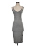 Shein Solid Gray Casual Dress Size 4 - photo 1