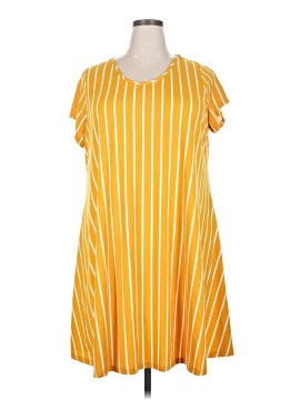 yellow rosette dress White/yellow Rose Bunch Puff Sleeve Dress