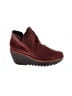 FLY London Burgundy Brown Ankle Boots Size EU 37 - photo 1