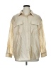 Future Collective Ivory 3/4 Sleeve Button-Down Shirt Size XL - photo 1