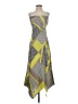 Express 100% Polyester Argyle Gray Casual Dress Size XS - photo 1