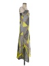 Express 100% Polyester Argyle Gray Casual Dress Size XS - photo 4