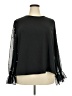 Shein Curve 100% Polyester Black Long Sleeve Blouse Size 4X - photo 1