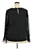 Shein Curve 100% Polyester Black Long Sleeve Blouse Size 4X - photo 2