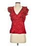 Sam Edelman 100% Viscose Red Sleeveless Blouse Size XS - photo 1