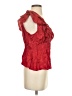 Sam Edelman 100% Viscose Red Sleeveless Blouse Size XS - photo 4