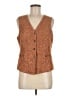Coldwater Creek Brown Vest Size 8 - photo 1