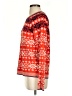 Joe Fresh Print Red Pullover Sweater Size S - photo 5