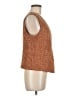 Coldwater Creek Brown Vest Size 8 - photo 4
