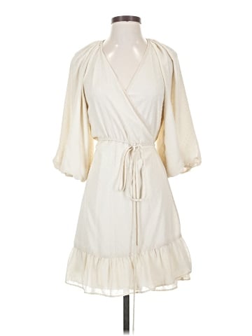 Lavender Brown Casual Dress (view 1)