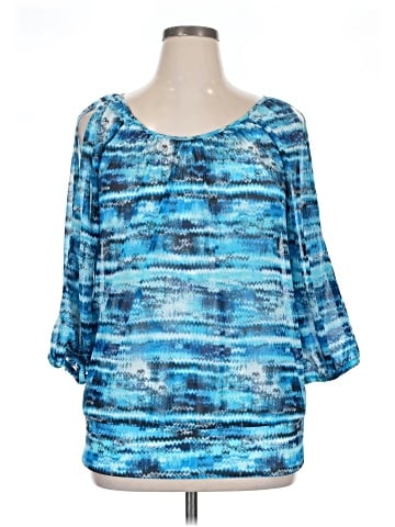 AB Studio 3/4 Sleeve Blouse (view 1)