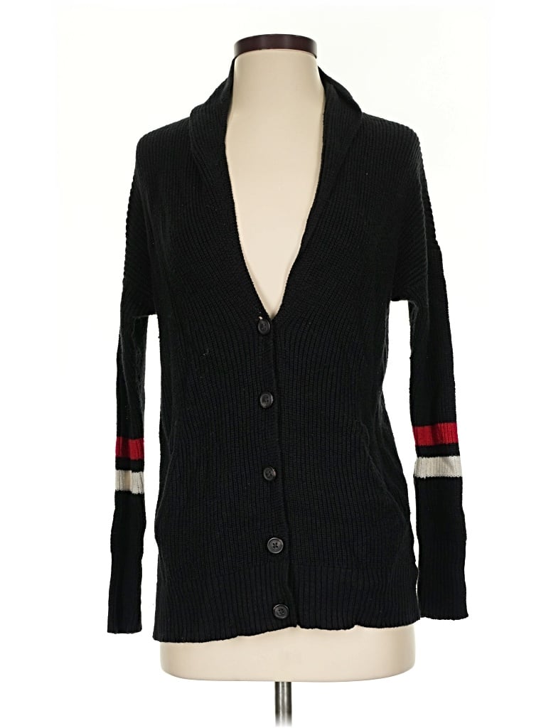Pre-owned American Eagle Outfitters Cardigan Sweater In Black