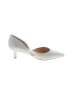 Jewel Badgley MIschka Metallic Silver Heels Size 8 1/2 - photo 1