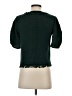 Zara TRF 100% Polyester Green 3/4 Sleeve Blouse Size XS - photo 2