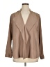 Alberto Makali 100% Polyester Tan 3/4 Sleeve Blouse Size XL - photo 1