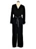 Ann Taylor LOFT 100% Polyester Solid Black Jumpsuit Size 12 - photo 1