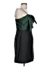 Hutch 100% Polyester Color Block Green Cocktail Dress Size 12 - photo 4