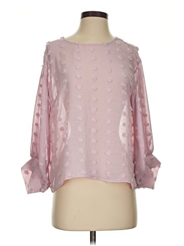 Solitaire 3/4 Sleeve Blouse (view 1)
