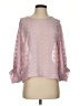 Solitaire 100% Polyester Pink 3/4 Sleeve Blouse Size S - photo 1