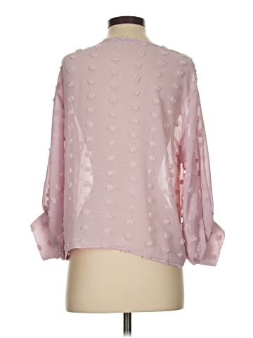 Solitaire 3/4 Sleeve Blouse (view 2)