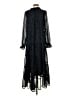 Mud Pie 100% Polyester Animal Print Blue Black Casual Dress Size S - photo 2