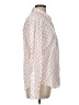 Garnet Hill 100% Cotton Polka Dots Pink Long Sleeve Blouse Size 12 - photo 4