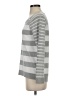 Crown & Ivy Stripes Gray Silver Pullover Sweater Size S - photo 5