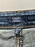 Kaari Blue Color Block Solid Blue Jeans Size 10 - photo 7
