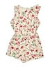 Assorted Brands Floral Ivory White Romper Size 12 - photo 1