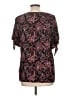 MICHAEL Michael Kors Burgundy Short Sleeve Blouse Size L - photo 2